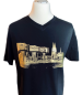 Preview: Original V-Neck T-Shirt Motiv Köln Kranhäuser